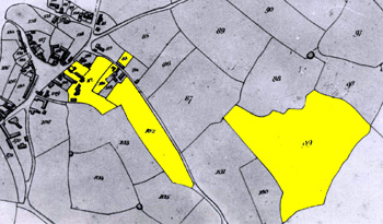 Holly Tree Farm in 1841 - land near the farm